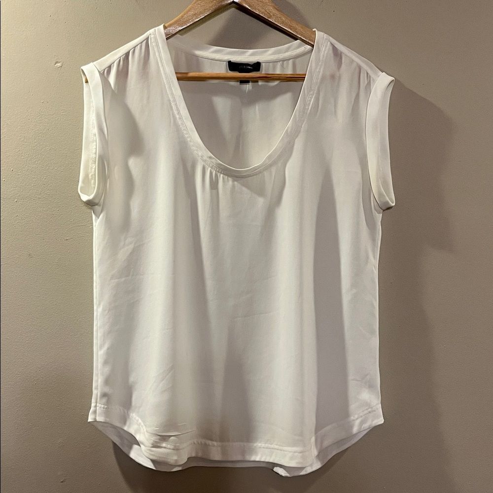 J. Crew Ivory Sleeveless Top